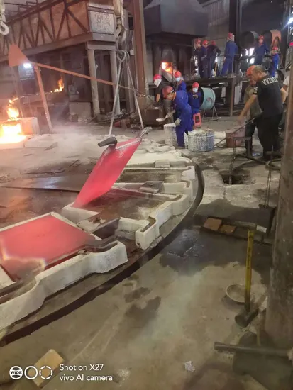 Auxiliary Melting Furnace Completes Smelting Wheel Caster Machine