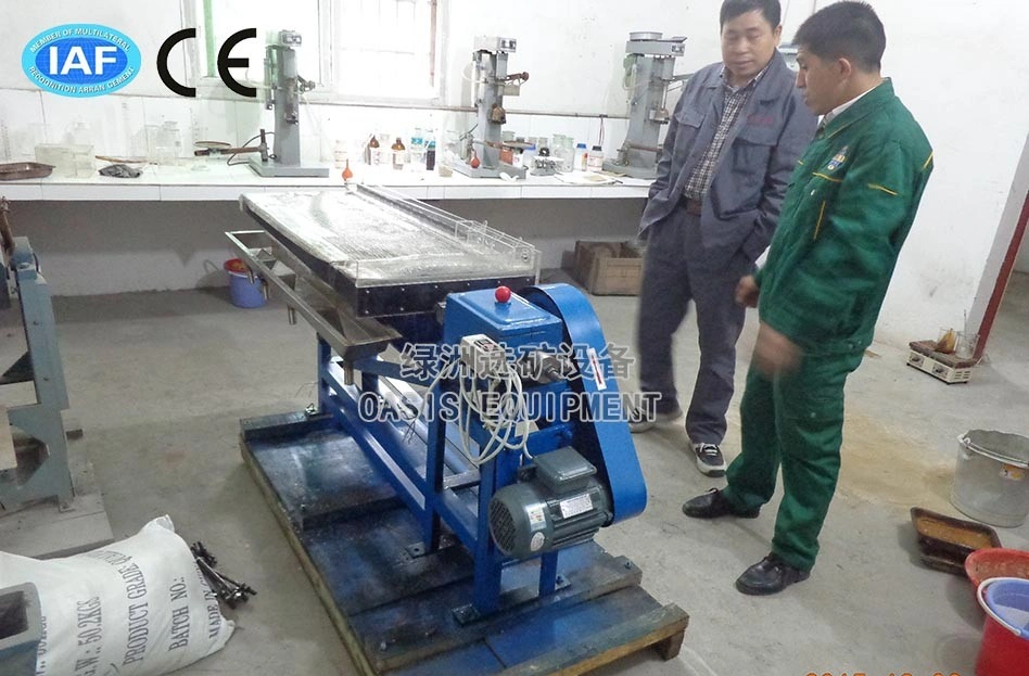 High Efficient Laboratory Aluminum Alloy Glass Fiber Shaking Table for Gold Mining Equipment