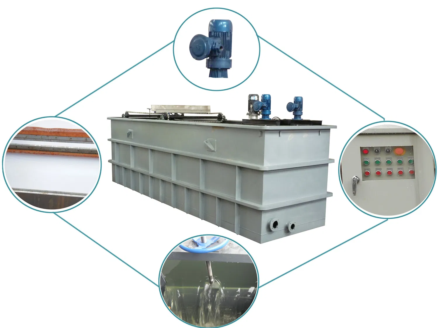 Dissolving Air Flotation Machine for Sewage Treatment Equipment of Paper Mill